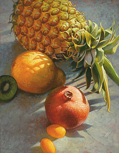Wall Art - Painting - Tropical Fruit by Mia Tavonatti
