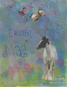 Wall Art - Painting - Trust In Magic by Kimberly Santini