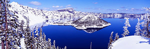 Wall Art - Photograph - Usa, Oregon, Crater Lake National Park by Panoramic Images