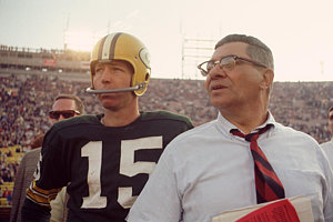 Football Wall Art - Photograph - Vince Lombardi With Bart Starr by Retro Images Archive