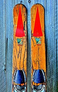 Wall Art - Photograph - Vintage Skis by Benjamin Yeager