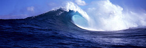 Wall Art - Photograph - Waves Splashing In The Sea, Maui by Panoramic Images