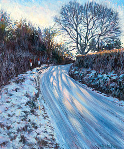 Wall Art - Painting - Winter Light by Tilly Willis