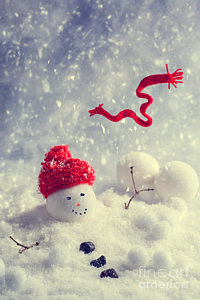 Wall Art - Photograph - Winter Snowman by Amanda Elwell