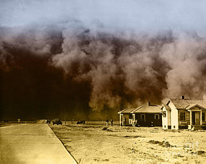 Wall Art - Photograph - Dust Storm, 1930s by Omikron