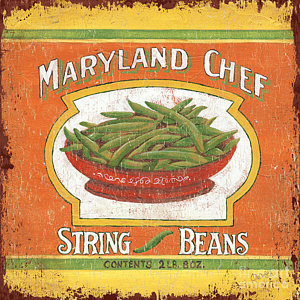 Wall Art - Painting - Maryland Chef Beans by Debbie DeWitt