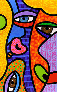 Wall Art - Painting - Third Eye Rising by Steven Scott