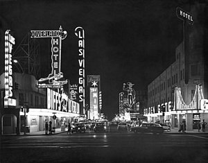 Wall Art - Photograph - The Las Vegas Strip by Underwood Archives
