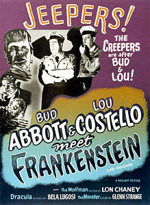 Wall Art - Photograph - Abbott And Costello Meet Frankenstein by Everett