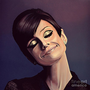 Wall Art - Painting - Audrey Hepburn Painting by Paul Meijering
