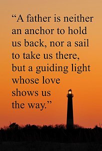 Wall Art - Photograph - Barnegat Lighthouse With Father Quote by Terry DeLuco