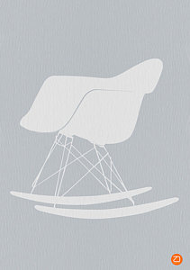 Wall Art - Photograph - Eames Rocking Chair by Naxart Studio