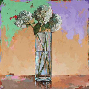 Wall Art - Painting - Flowers #20 by David Palmer