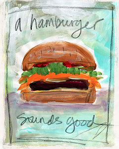 Wall Art - Painting - Good Burger by Linda Woods
