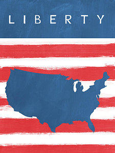 Wall Art - Painting - Liberty by Linda Woods
