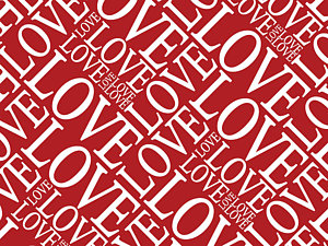 Wall Art - Digital Art - Love In Red by Michael Tompsett
