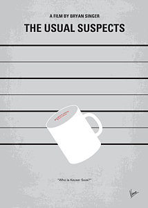 Wall Art - Digital Art - No095 My The Usual Suspects Minimal Movie Poster by Chungkong Art