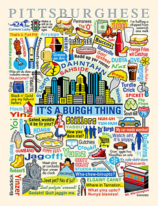 Wall Art - Digital Art - Pittsburghese by Ron Magnes