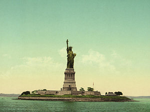 Wall Art - Photograph - Statue Of Liberty, New York Harbor by Unknown