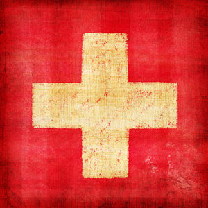 Wall Art - Photograph - Switzerland Flag by Setsiri Silapasuwanchai