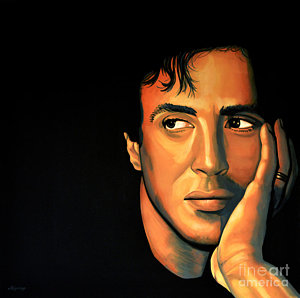 Wall Art - Painting - Sylvester Stallone by Paul Meijering