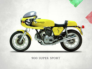 Wall Art - Photograph - The 900 Super Sport 1977 by Mark Rogan