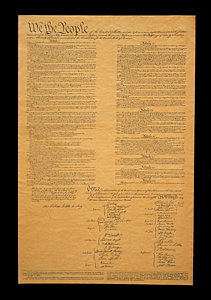 Wall Art - Photograph - The Original United States Constitution by Panoramic Images