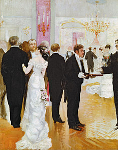 Wall Art - Painting - The Wedding Reception by Jean Beraud