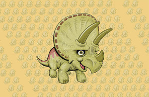 Wall Art - Digital Art - Triceratops by Dave  Stephens